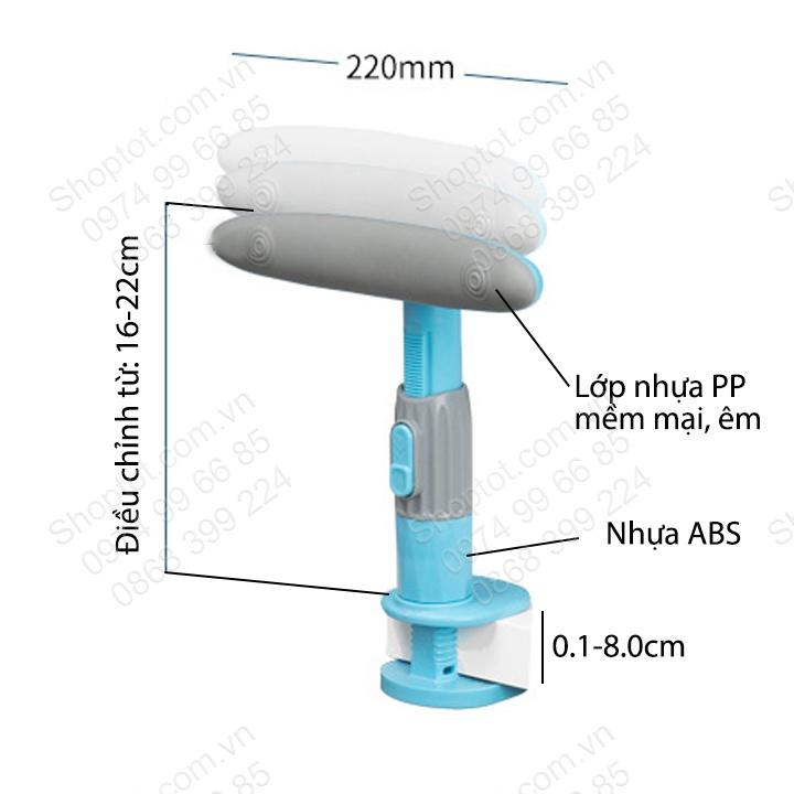 Giá đỡ chống gù lưng, cận thị giúp trẻ ngồi đúng tư thế, làm bằng nhựa ABS, kẹp bàn học