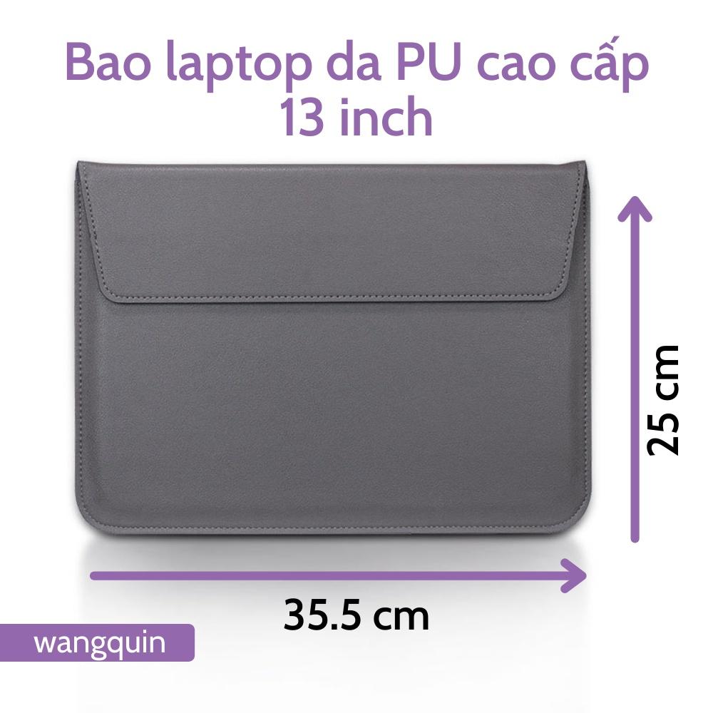 Túi đựng bảo vệ tích hợp giá đỡ cho MacPro Asus Acer 11.6&quot; / 13.3&quot; / 14&quot; / 14.6&quot; Da PU cao cấp nhiều màu Bao Laptop