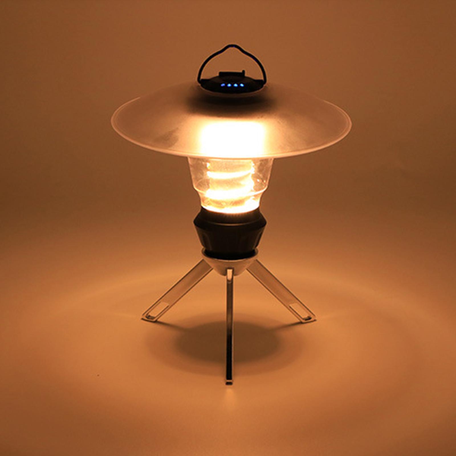 Camping Lantern with Tripod Dimmable Rechargeable LED Camping Tent Light