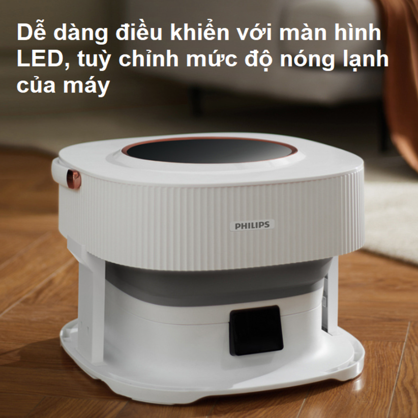 Bồn ngâm chân kiêm máy massage chân tự động Philips PPM3111F