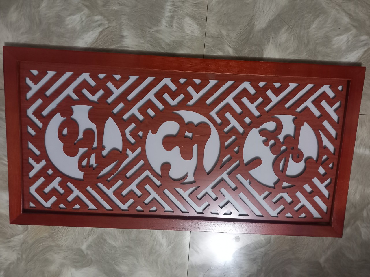 Tấm (Chắn khói) chống ám khói bàn thờ gia tiên, bàn thờ treo tường kiểu dáng đẹp