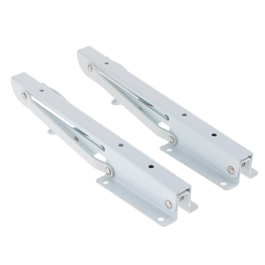 2Pcs Right Angle Bracket L Shape Shelf Support Joint Corner Brace 11inch