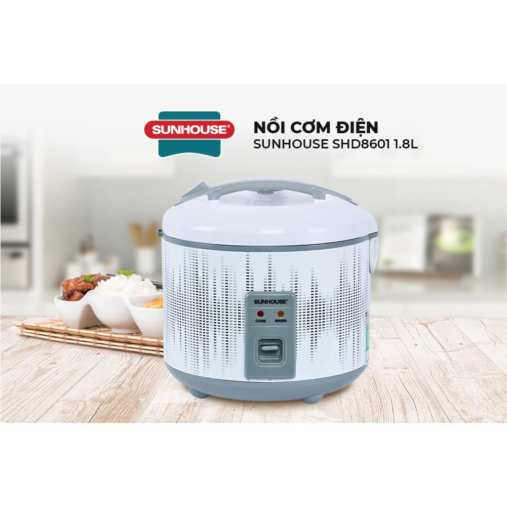 Nồi cơm điện 1.8L Sunhouse SHD8601- Hàng chính hãng