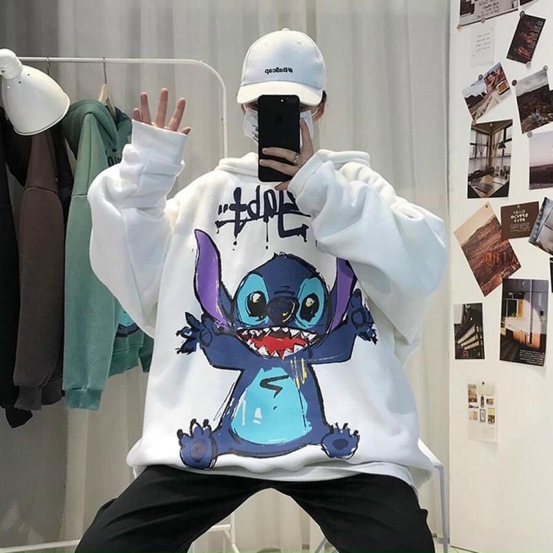 Áo khoác Hoodie in Ftitch Form Unisex Nam Nữ Mặc Đẹp Cực Xinh