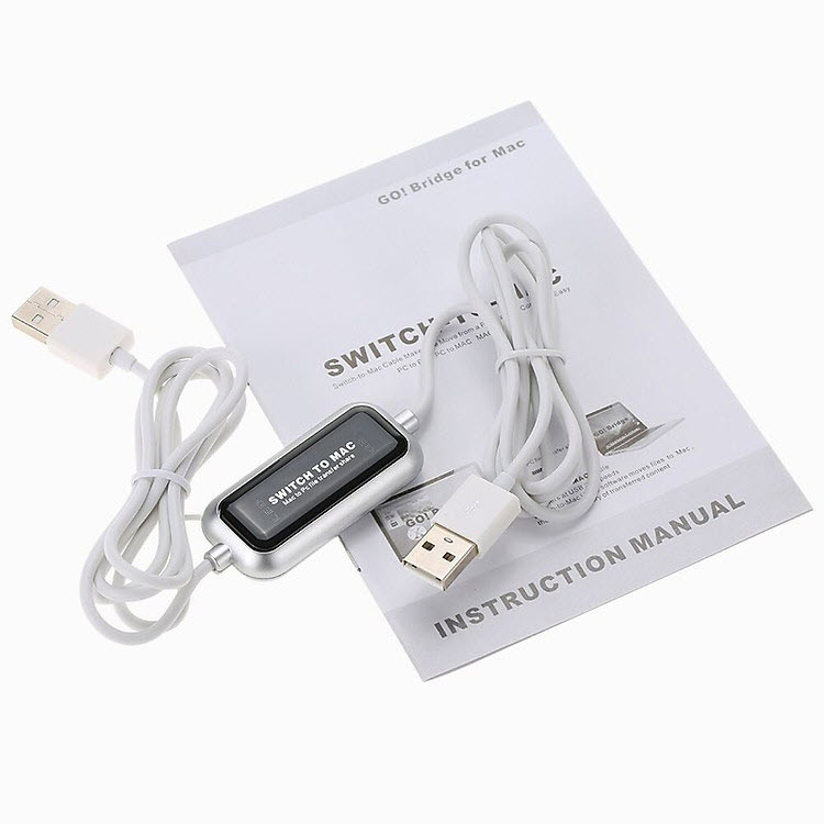 Cáp USB Thông Minh USB 2.0 Kết Nối Liên Kết Dữ Liệu trực tiếp Giữa MAC và PC Truyền Tập Tin 2 Máy Tính qua cổng USB