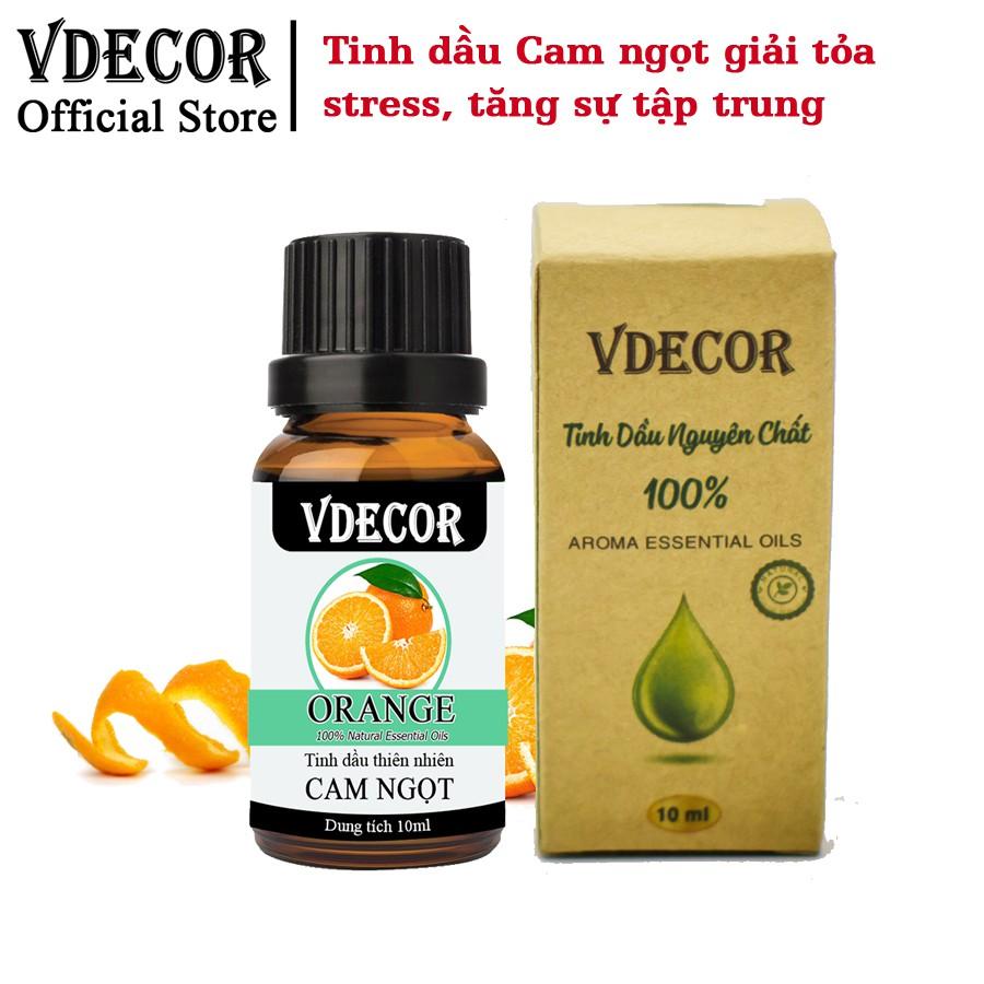 Tinh dầu thiên nhiên 10ml VDECOR nhập khẩu từ các nước hàng đầu về tinh dầu Ấn Độ, Pháp, Sing...-10ml