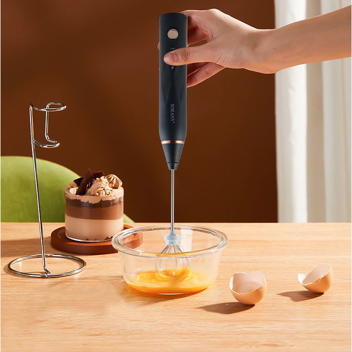Máy đánh trứng, tạo bọt sữa cafe SOKANY thiết kế cầm tay cỡ nhỏ tiện dụng cho gia đình - SK201A - HÀNG CHÍNH HÃNG - DELIYA