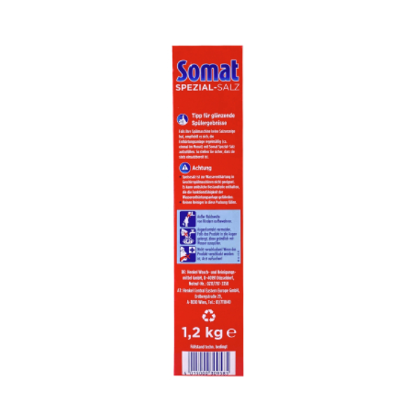 [Made in Germany] Muối rửa ly Somat Spezial Salz 1,2 Kg