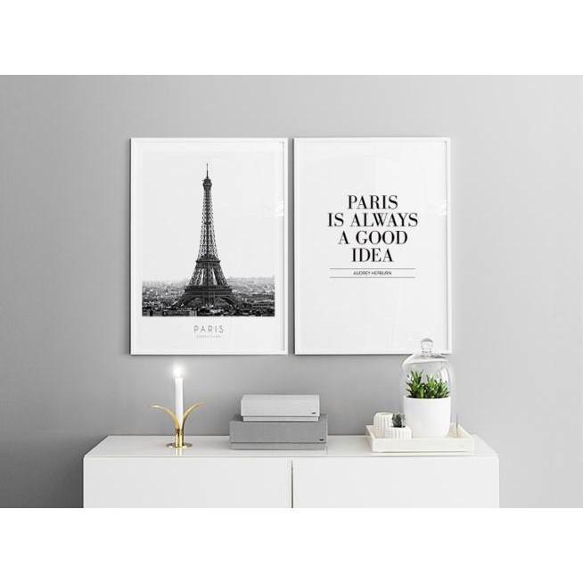 Bộ 2 tranh treo tường Paris - MS 98