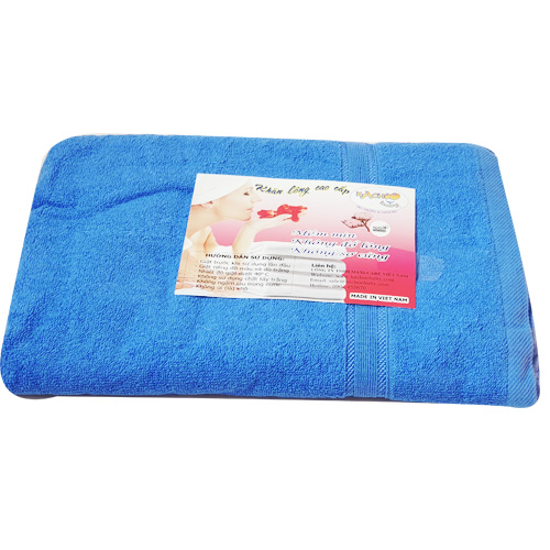 Khăm tắm cotton 1,4 mét, dùng để quấn bé, tắm cho người lớn và trẻ em
