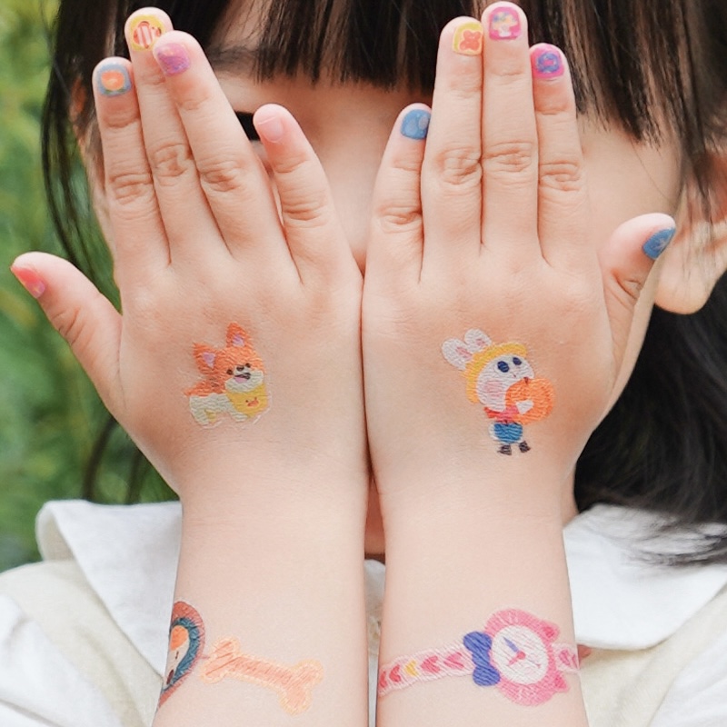 Đồ chơi Dán Móng Tay và Hình Xăm Nail Stickers and Tatoos Chính hãng TOI - Dành cho bé từ 3 tuổi+