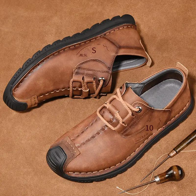 Giày da đặc biệt giày công sở mới giày đôi giày thông thường thoáng khí ưu đãi mới nhất