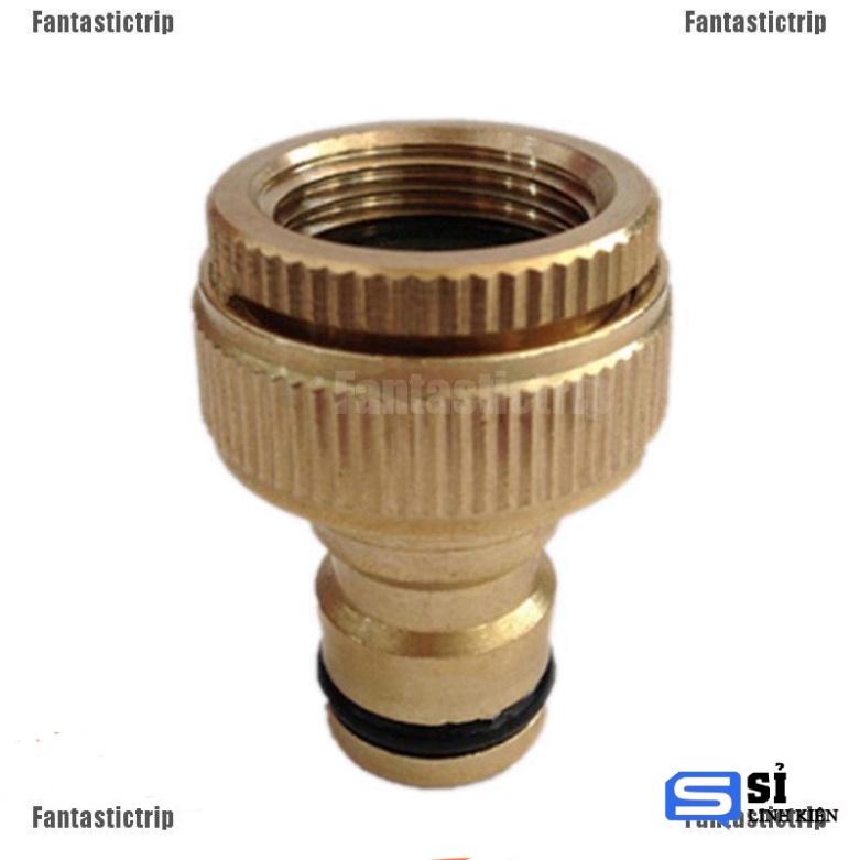 Đầu nối ống nước bằng đồng thau nhanh 1 / 2 " 3 / 4 "