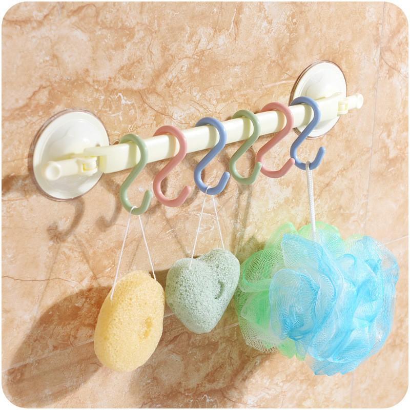 SET 4 móc Nhựa hình chữ S bằng nhựa H278