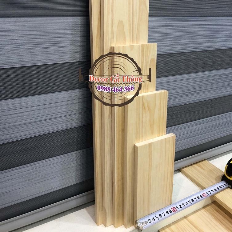 Tấm gỗ thông 10x100cm bào mịn đẹp
