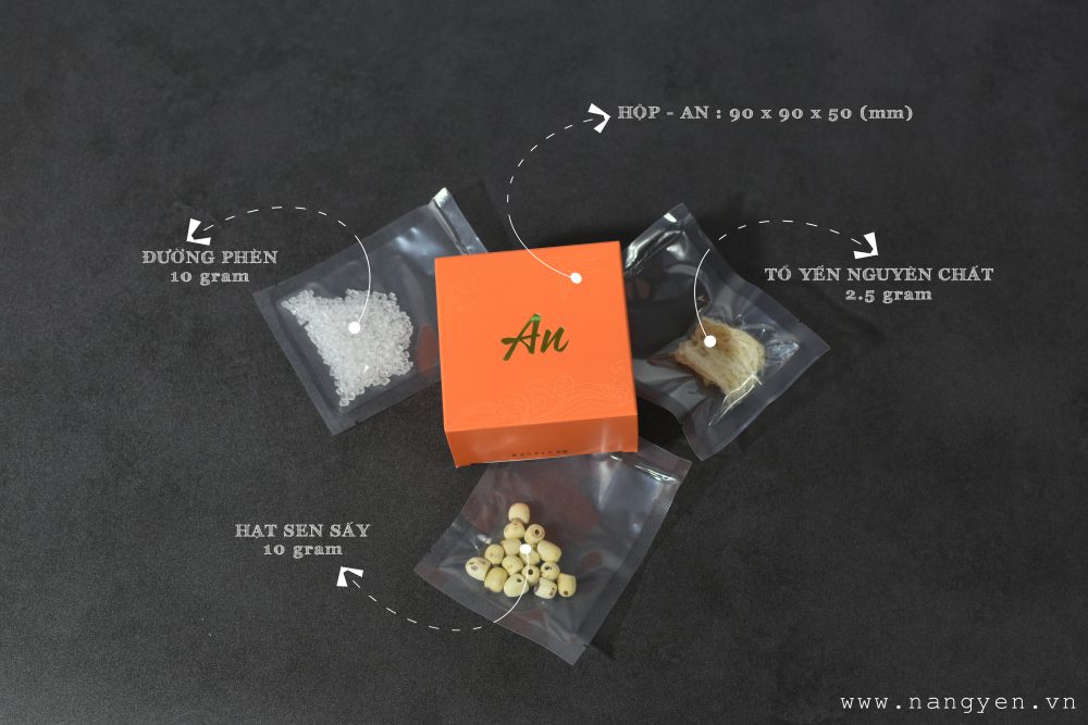 Yến sào Nàng Yến | Set quà cao cấp Hy Vọng - Khang | Bộ quà tặng chăm sóc sức khỏe sang trọng và tiện lợi