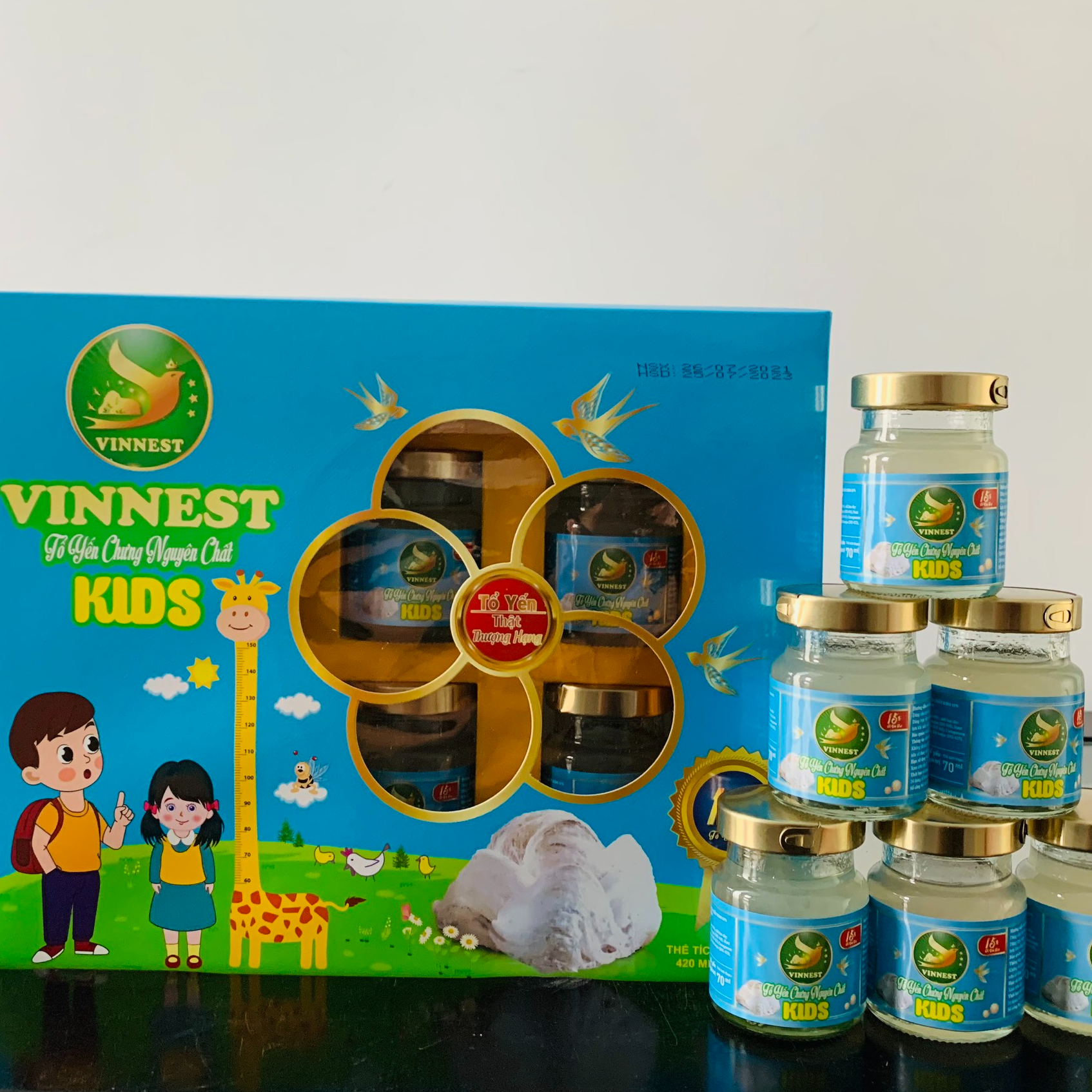 Hộp Nước Yến Sào Đường Phèn Vinnest Kids