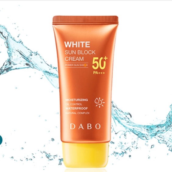 Kem chống nắng trắng da Dabo White Sunblock Cream Cao cấp Hàn Quốc 70ml + Móc khoá