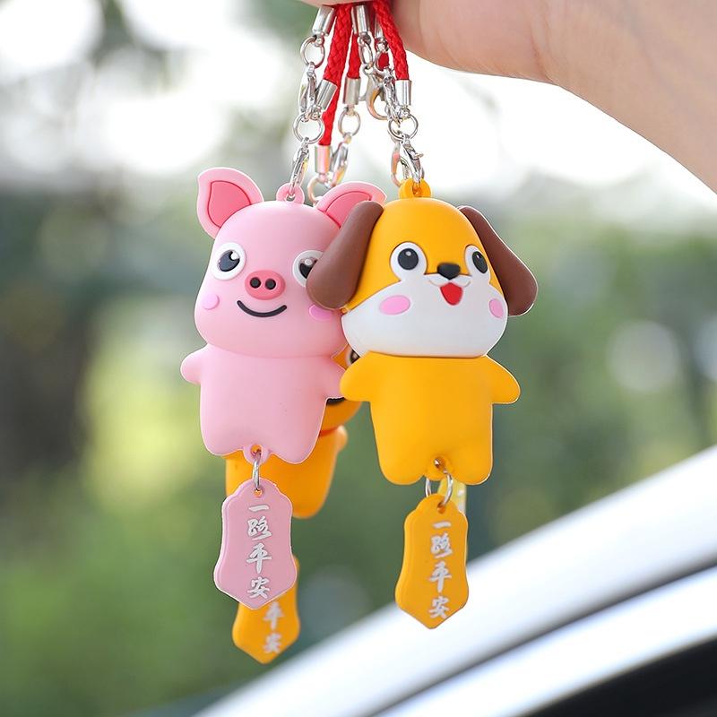 Móc Khóa PVC Hình Búp Bê Hoạt Hình Đáng Yêu