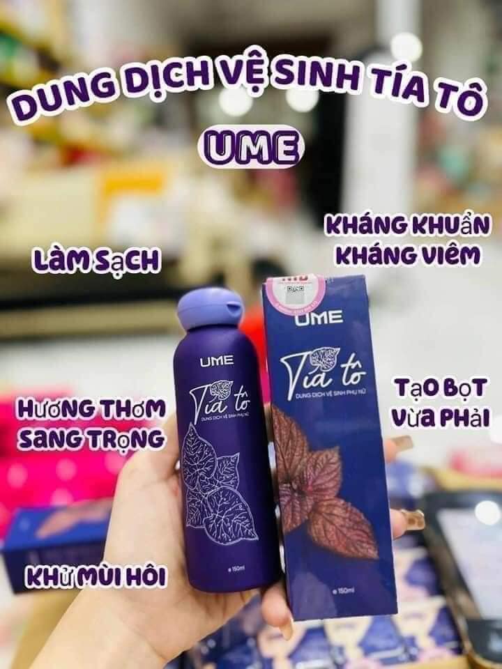 nước rửa ddvs UME TÍA TÔ ngọc trinh 150ml ( không xuất hóa đơn đỏ )