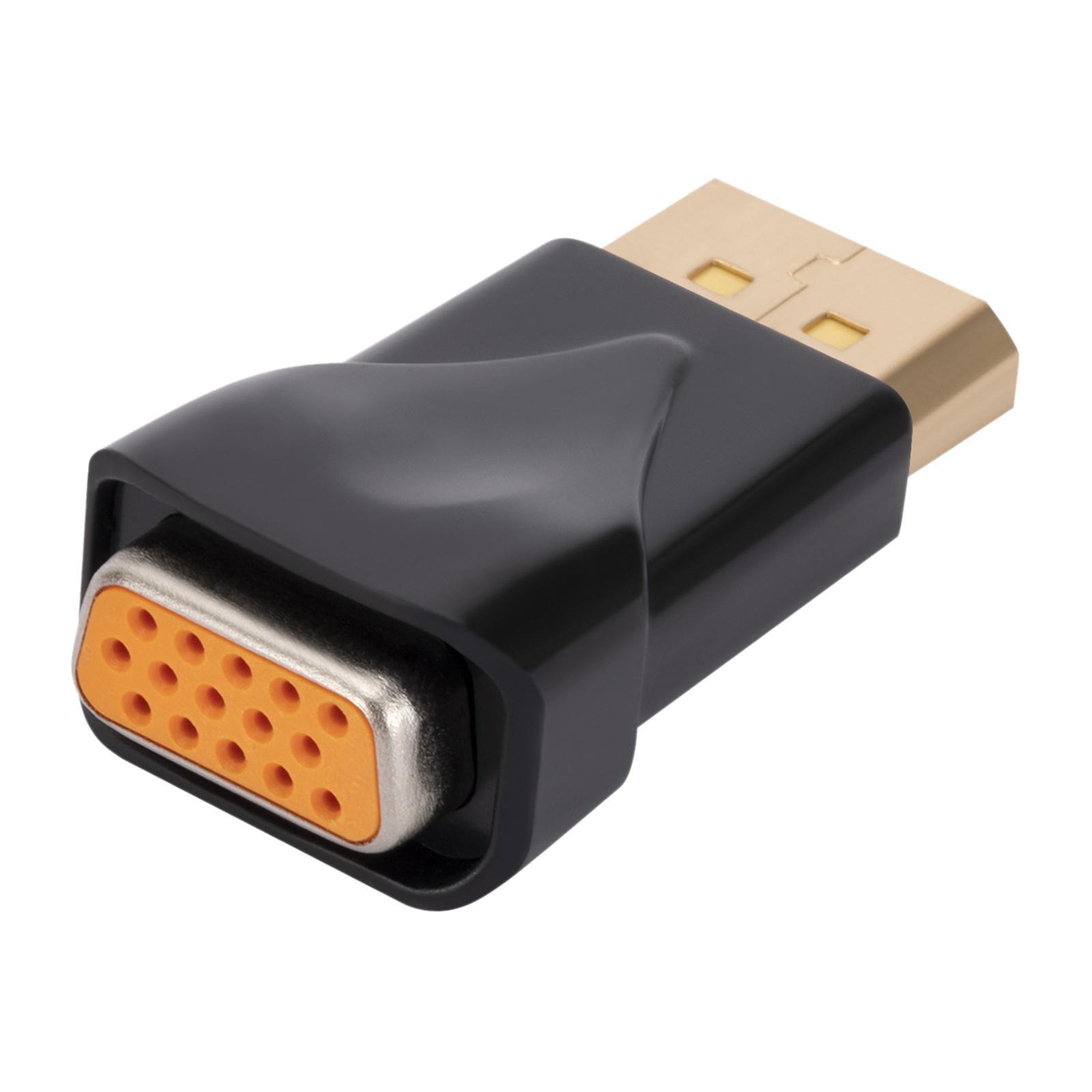 1080P to VGA Adapter Gold Plated Converter Plug and Play for PC