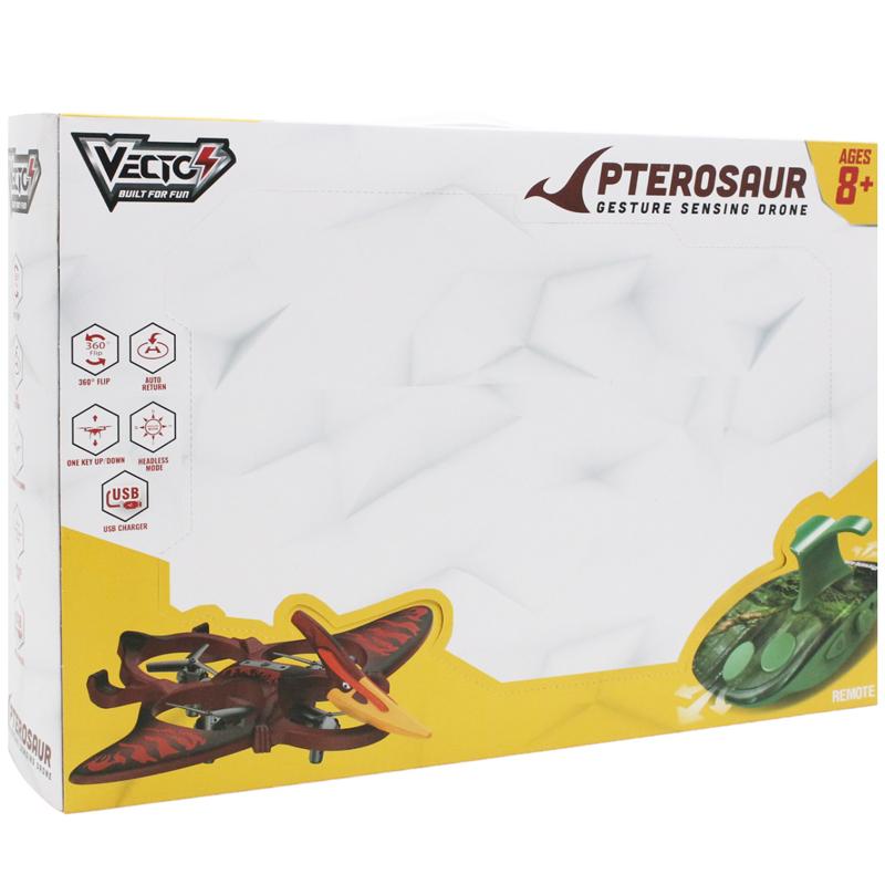 Đồ Chơi Siêu Drone Điều Khiển Từ Xa Khủng Long Pterosaur - Vecto VTX78/RD - Màu Đỏ