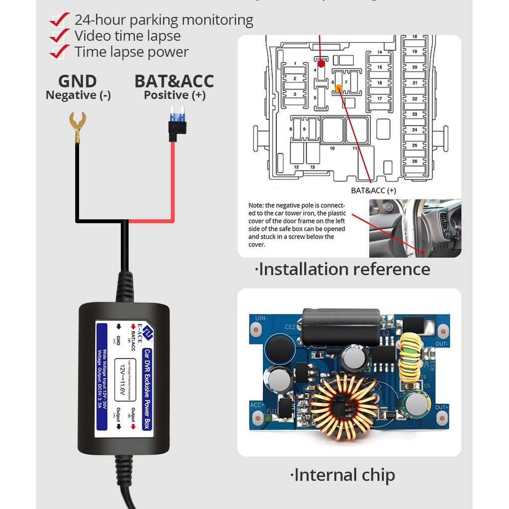 Cam Hành trình gắn Gương chiếu hậu dành cho Ô tô.