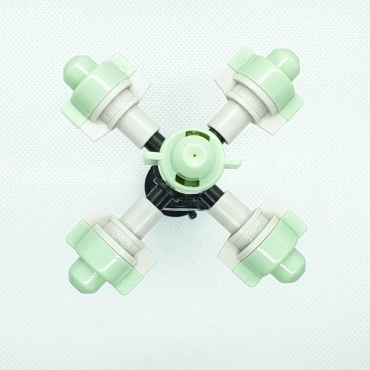 COMBO 5 BÉC PHUN SƯƠNG 5 HƯỚNG ISRAEL NỐI NHANH 8MM- CÓ VAN CHỐNG RỈ