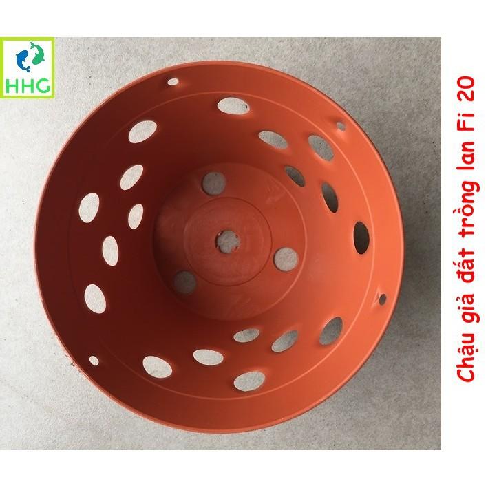 20 chậu giả đất trồng lan Fi 20 - đường kính 20cm