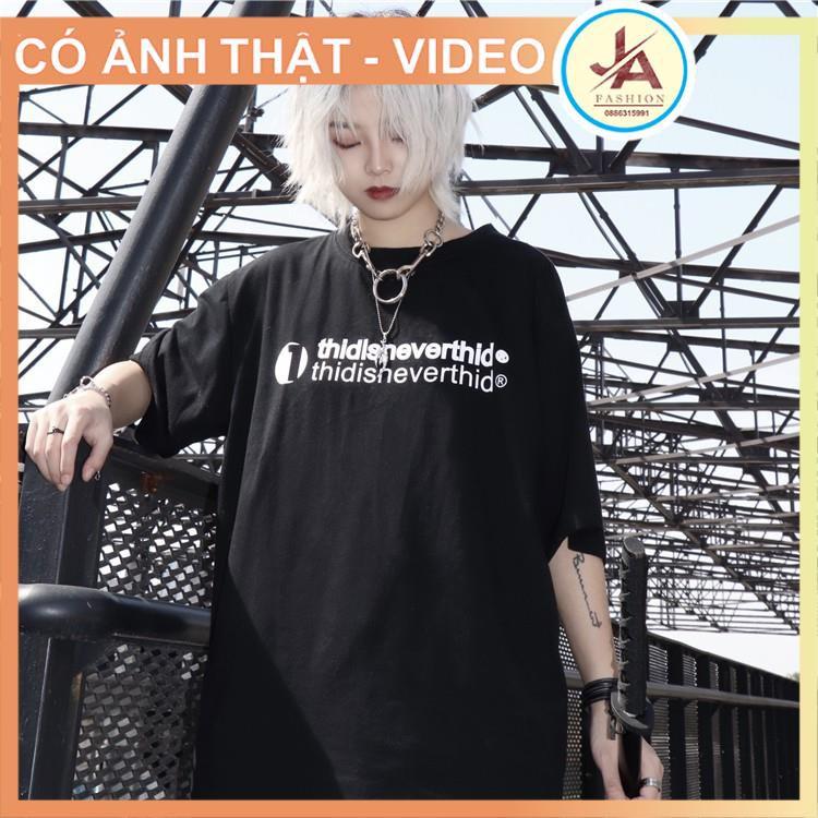Áo thun tay lỡ form rộng Thidisneverthid, áo phông nam nữ Unisex phong cách hàn quốc -JASHOP JASHOP