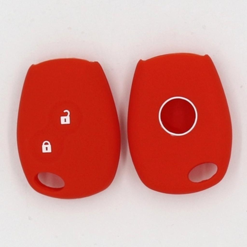 Key Fob 2 Buttons Silicone Protector Cover Case For