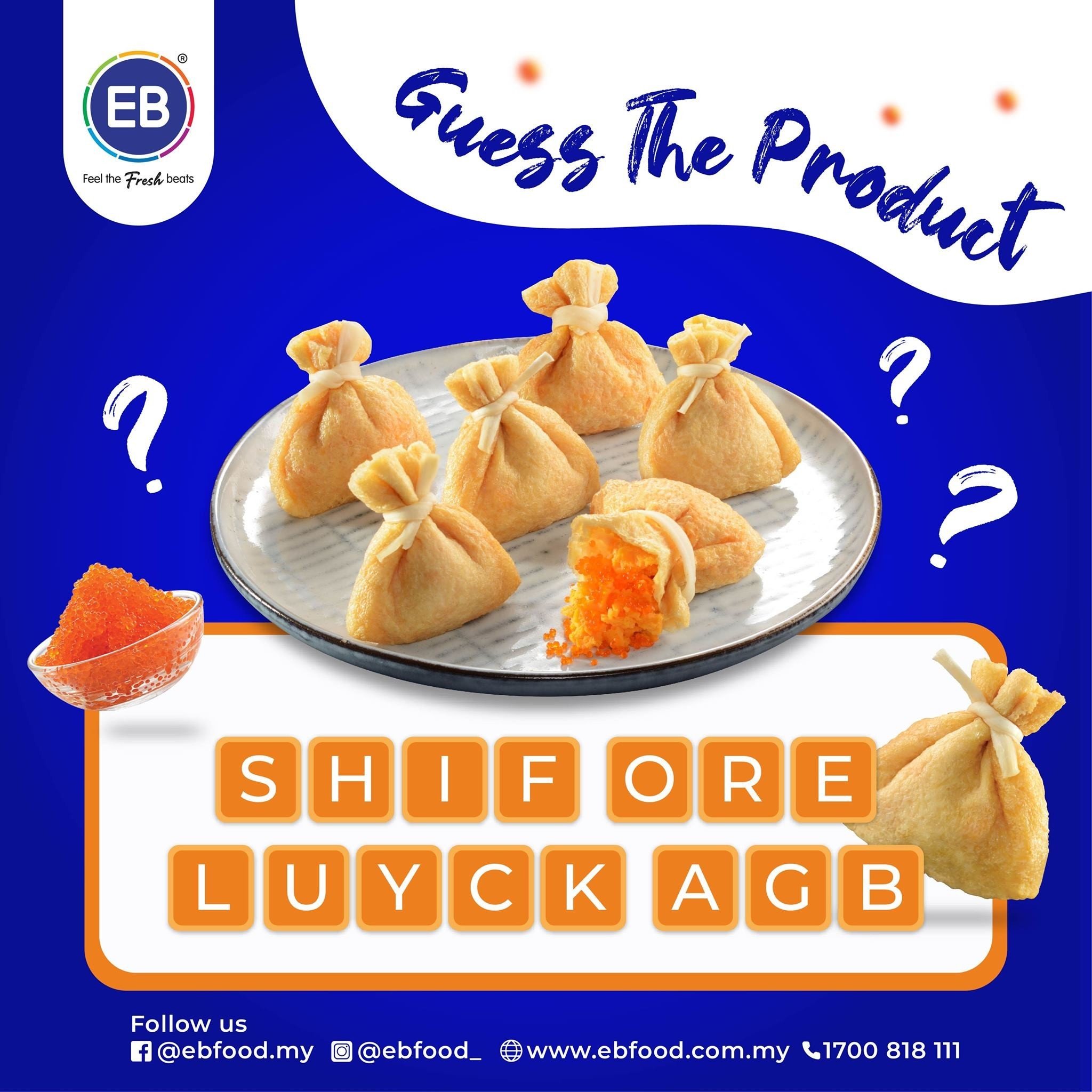 TÚI TIỀN MAY MẮN TRỨNG CÁ 160G _ FISH ROE LUCKY BAG EB MALAYSIA