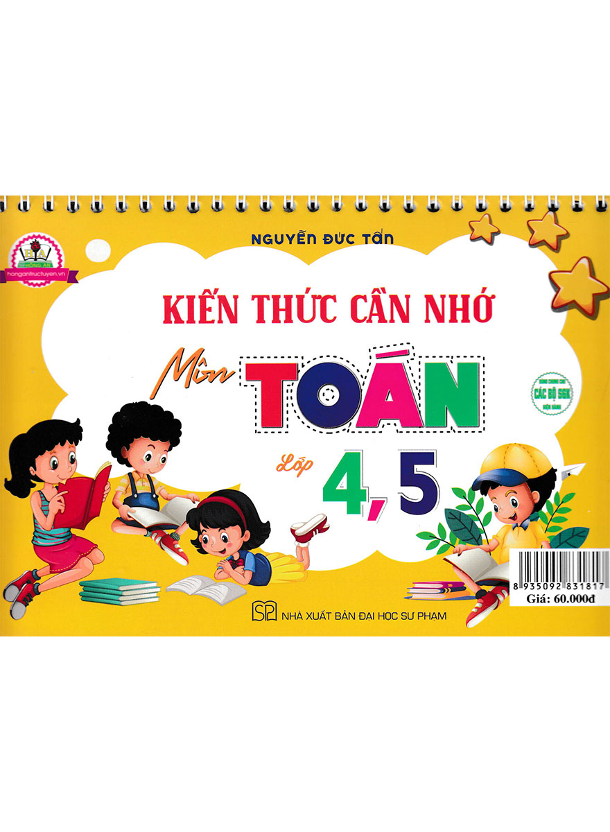 Bộ Lịch Kiến Thức Cần Nhớ Môn Toán Lớp 4, Lớp 5 (Dùng Chung Các Bộ SGK Hiện Hành) - HA