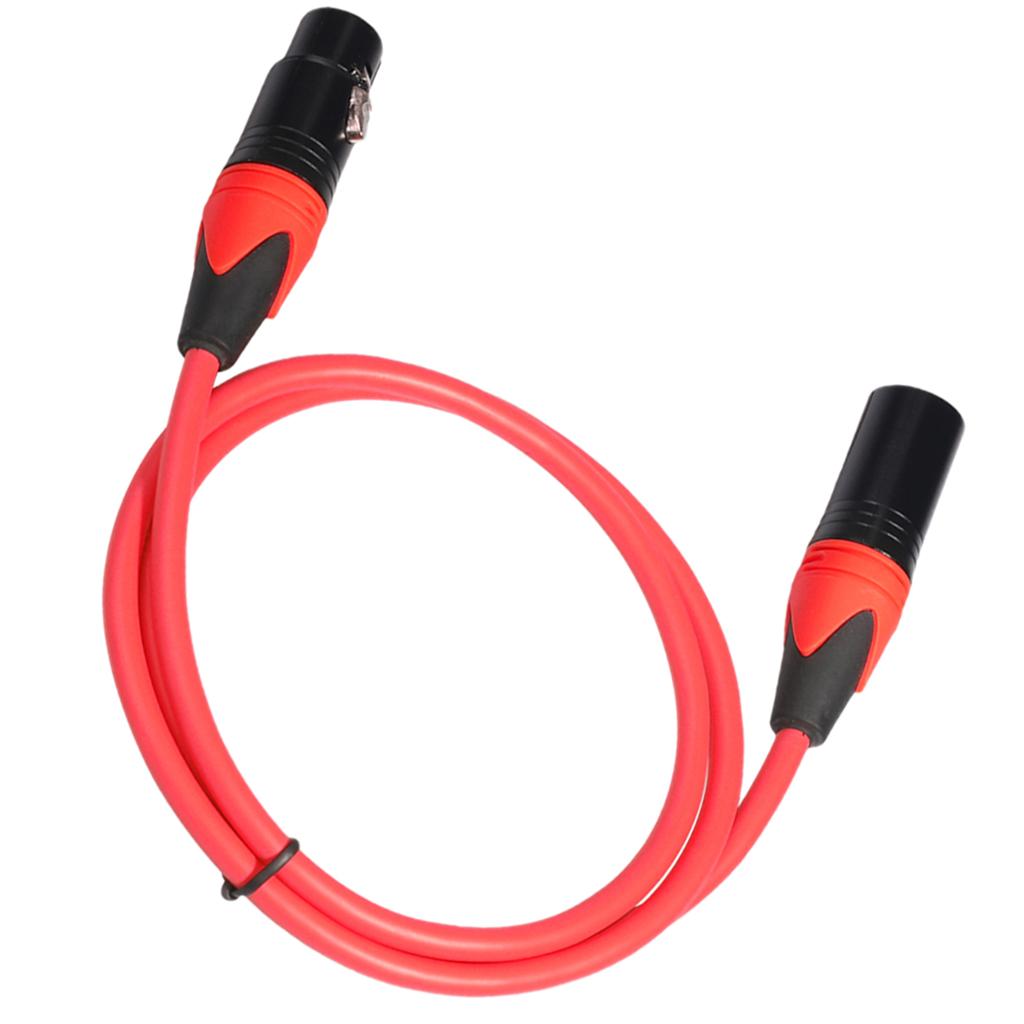 XLR Male to Female Microphone Cable 3.3ft-16.4ft, 5 Colors 4 Sizes for Choose