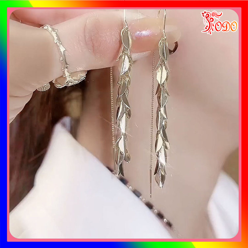 Bông tai kiểu thanh lịch Hàn Quốc S925 đi học sang chảnh trẻ trung đơn giản dễ thương FQ518  - [Thời Trang ToDo