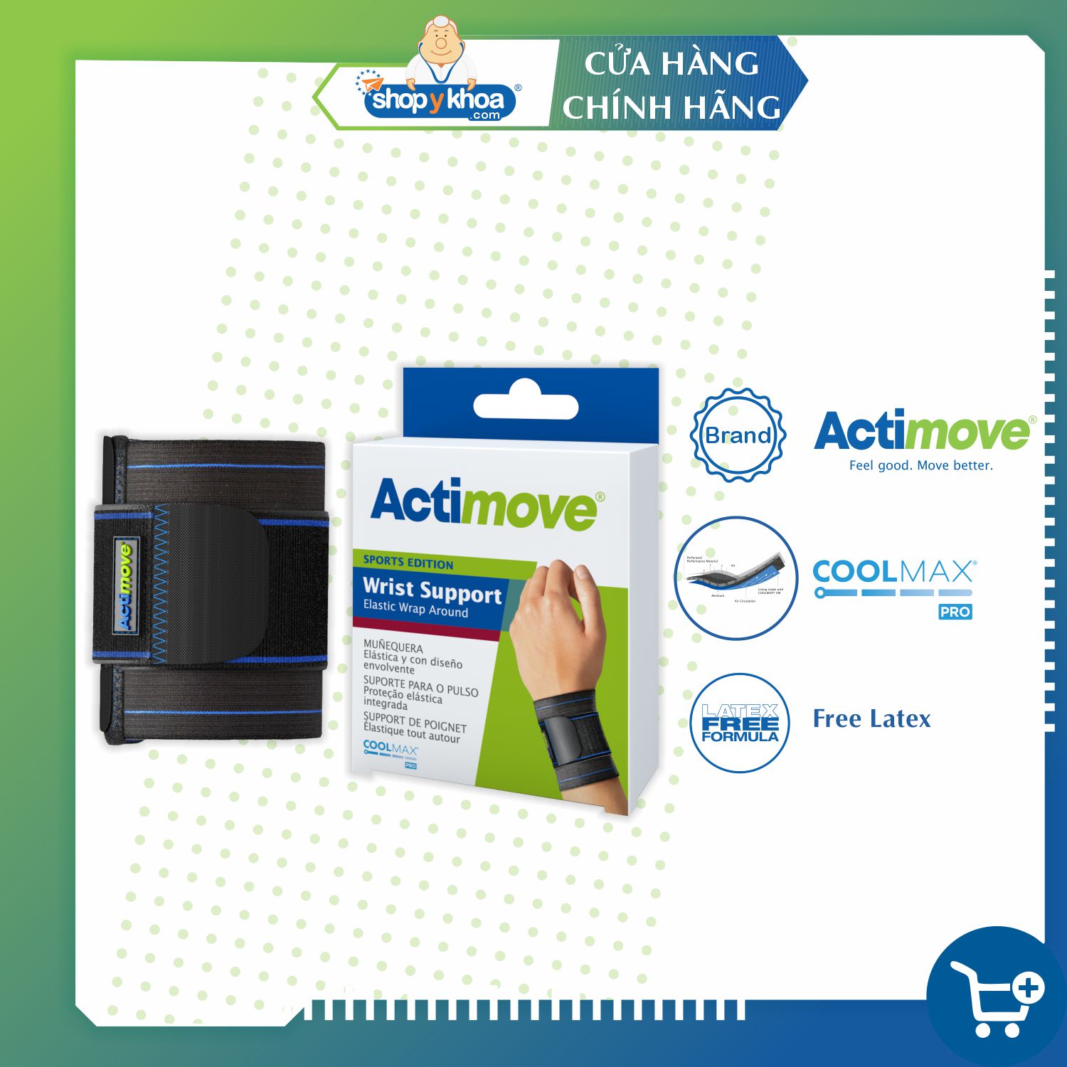 Băng quấn cổ tay 73416-SPO Actimove Wrist Support