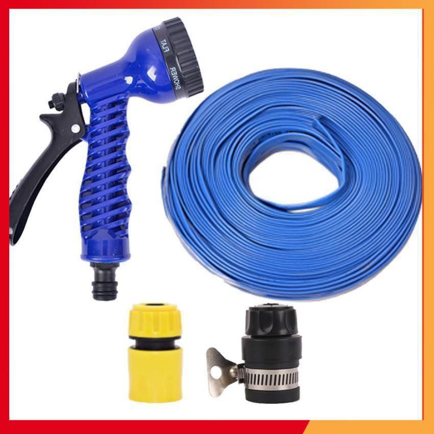 Bộ dây tăng áp 3 lần vòi xịt nước rửa xe, tưới cây loại 3-5m 206843