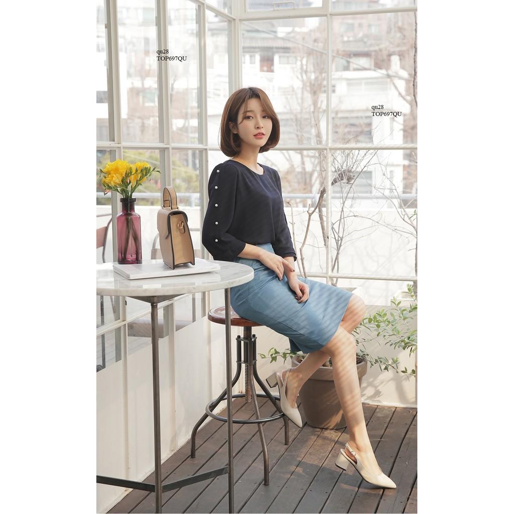 TOP614 ÁO KIỂU NỮ KẾT HẠT