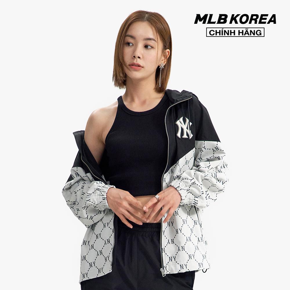 MLB - Áo khoác tay dài phối mũ trùm Dia Monogram Blocking 3AWJM0224