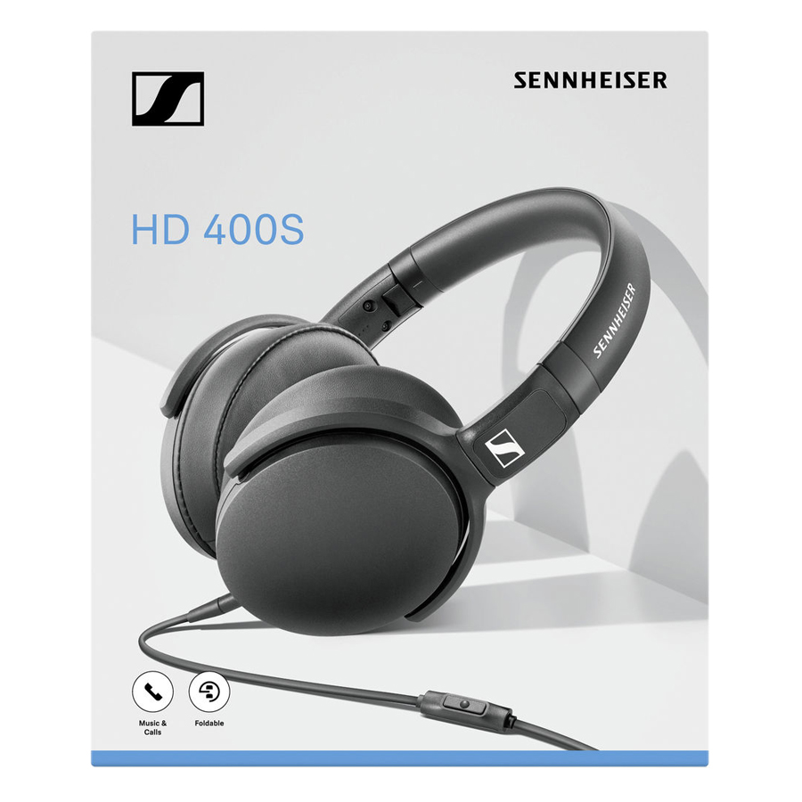 Tai Nghe Có Dây Chụp Tai Over-ear Sennheiser HD 400S - Hàng Chính Hãng