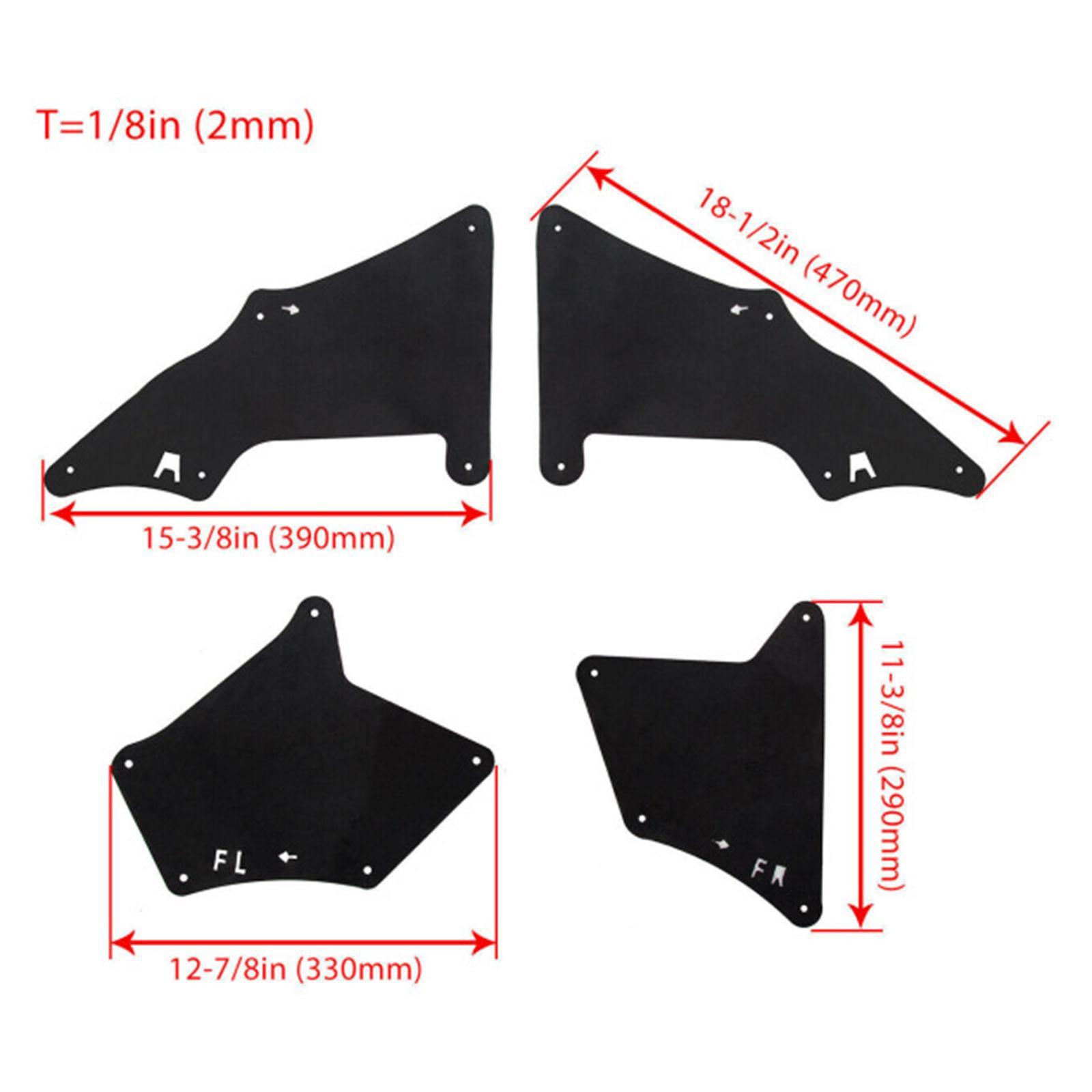 4 Pieces Guard Liner for Overbearing Prado
