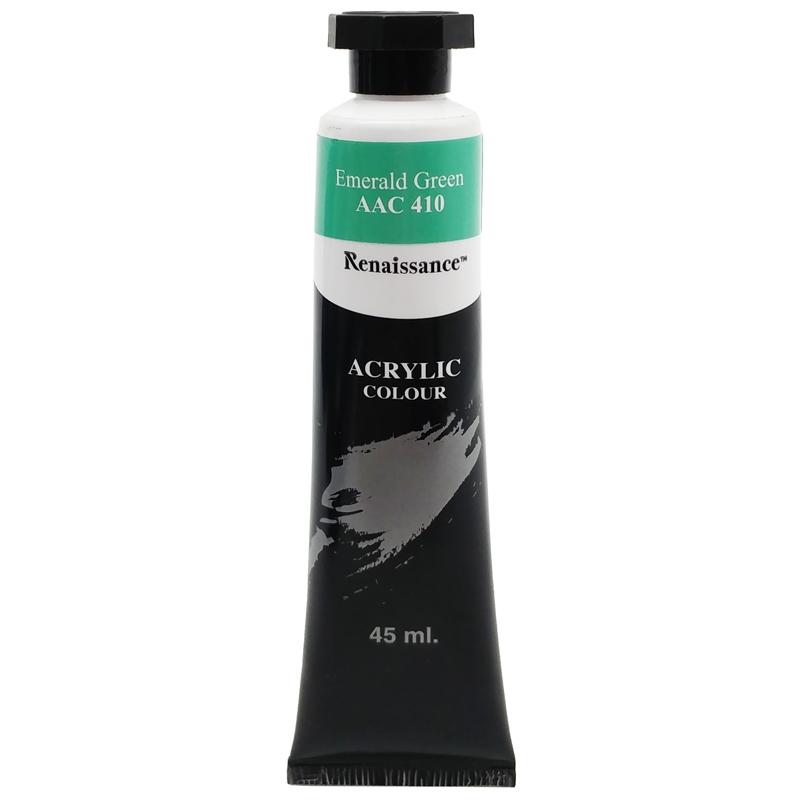 Tuýp Màu Acrylic 45 ml - Renaissance #410 - Emerald Green