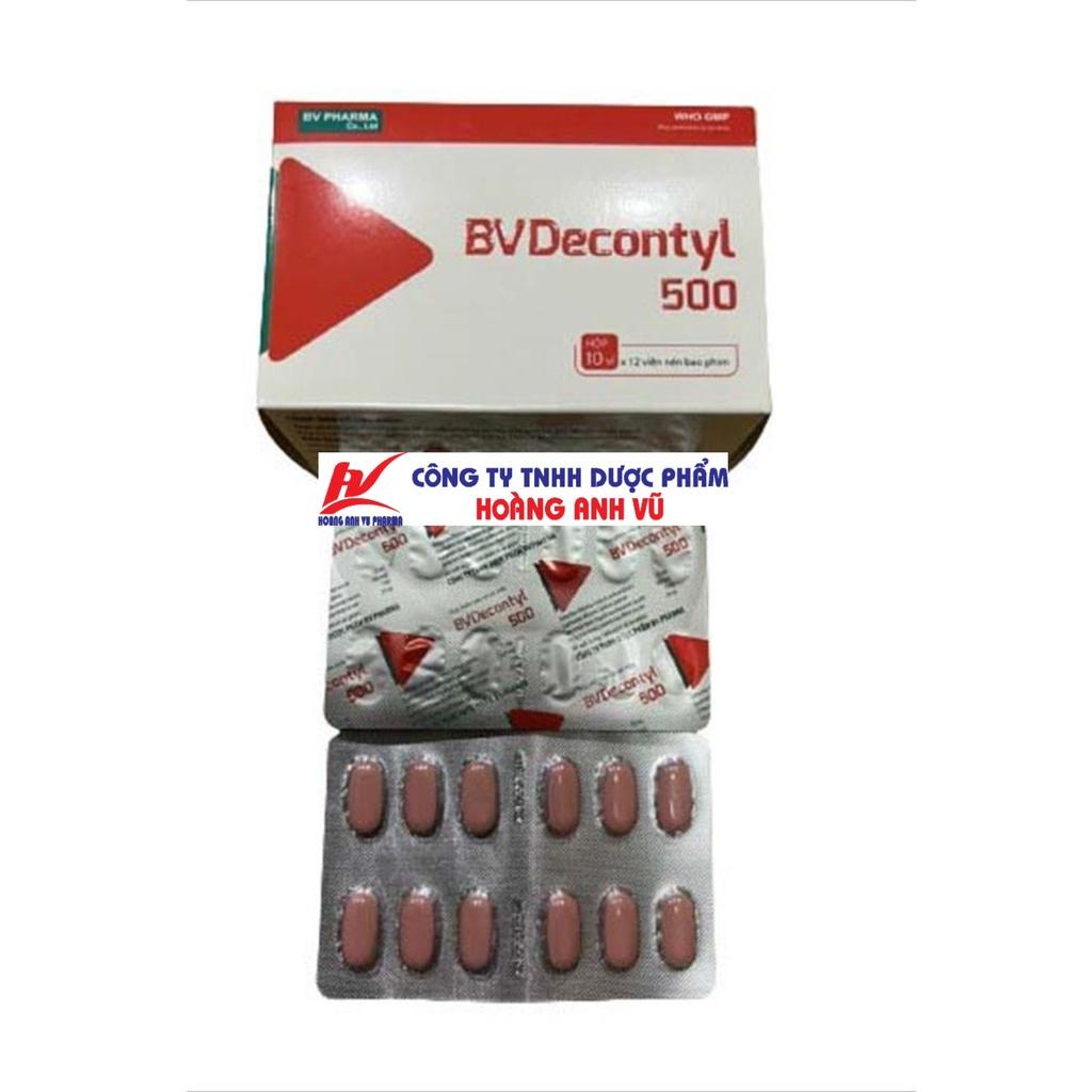 BVDECONTYL 250 &amp; 500 - DECONTYL 250 &amp; DECONTYL 500 - HỖ TRỢ VIÊM KHỚP, THOÁI HOÁ KHỚP, ĐAU NHỨT XƯƠNG KHỚP