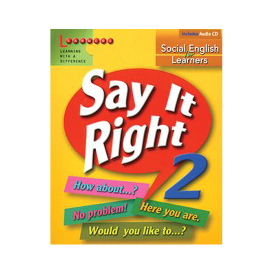 [Hàng thanh lý miễn đổi trả] Say It Right 2 With Audio CD