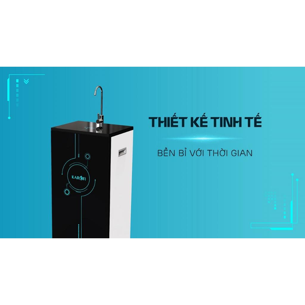 [TẶNG BỘ LÕI] Máy lọc nước KAROFI ERO100V - Công nghệ lõi Smax Pro V, Màng RO Mỹ, Cụm lõi HP 6.0 hiệu suất cao - Hàng Chính Hãng