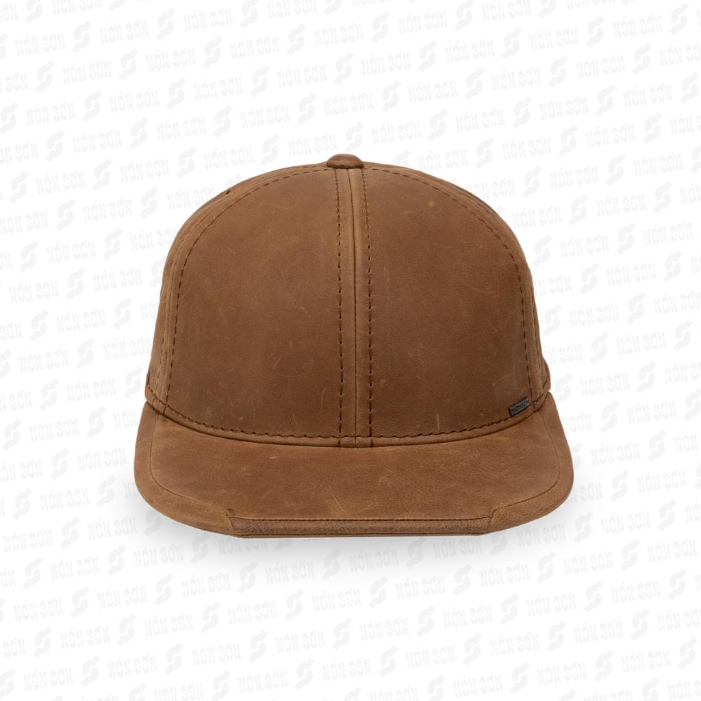 Mũ snapback hiphop nam nữ da cao cấp thời trang NÓN SƠN-MC229D-NU1