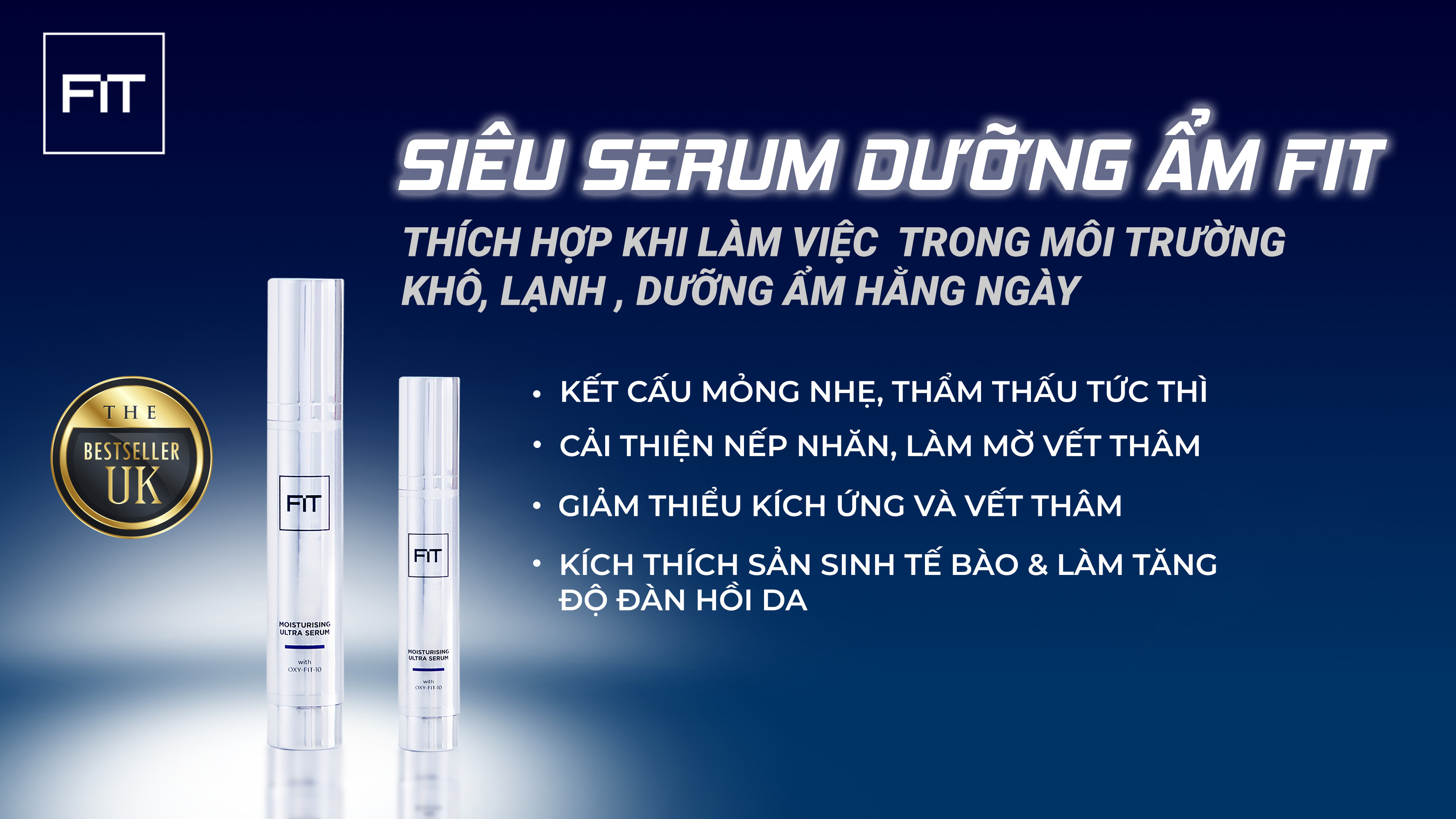 Serum Dưỡng Ẩm Fit Moisturising Ultra Serum - 30ml