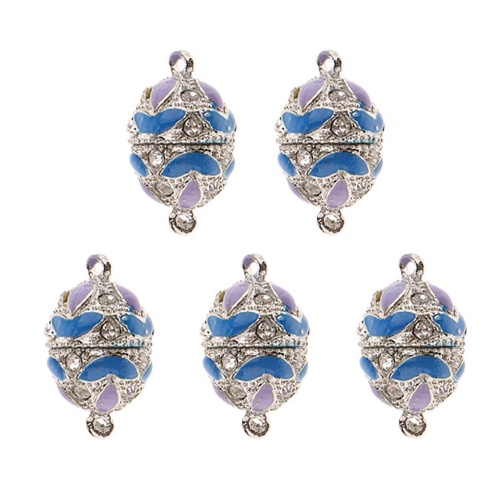 5 Pieces Magnetic Clasp Hook for DIY Necklace Bracelet Making