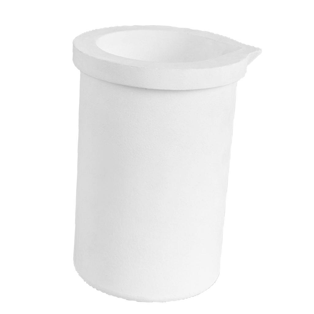 3pcs 2kg Quartz Silica Melting Crucible Pot Cup Metal Gold Silver Casting