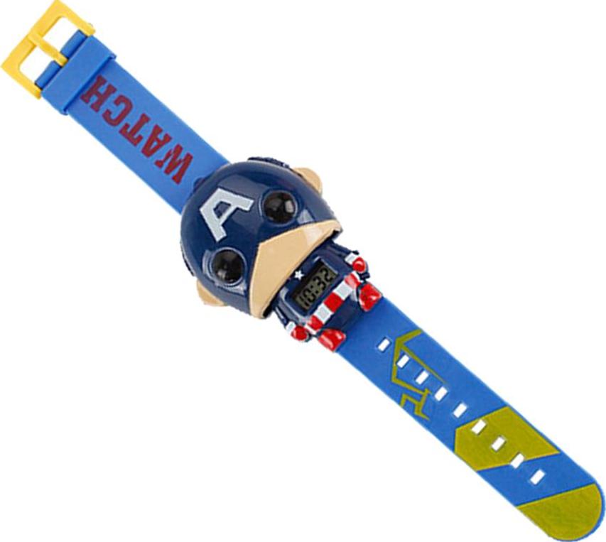 3D Cartoon Watch Cute Children Clock Baby kid Wrist Watches